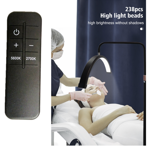 Beauty Half Moon Floor Fill Lamp LED Lash Light for Tattoo Salon Eyelash Makeup 7