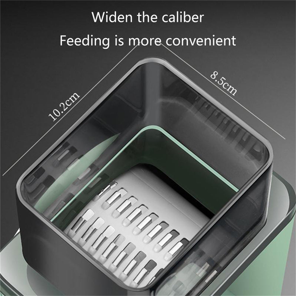 Kitchen Vegetable Food Manual Rotary Drum Grater Chopper Slicer Fruit Cutter 7