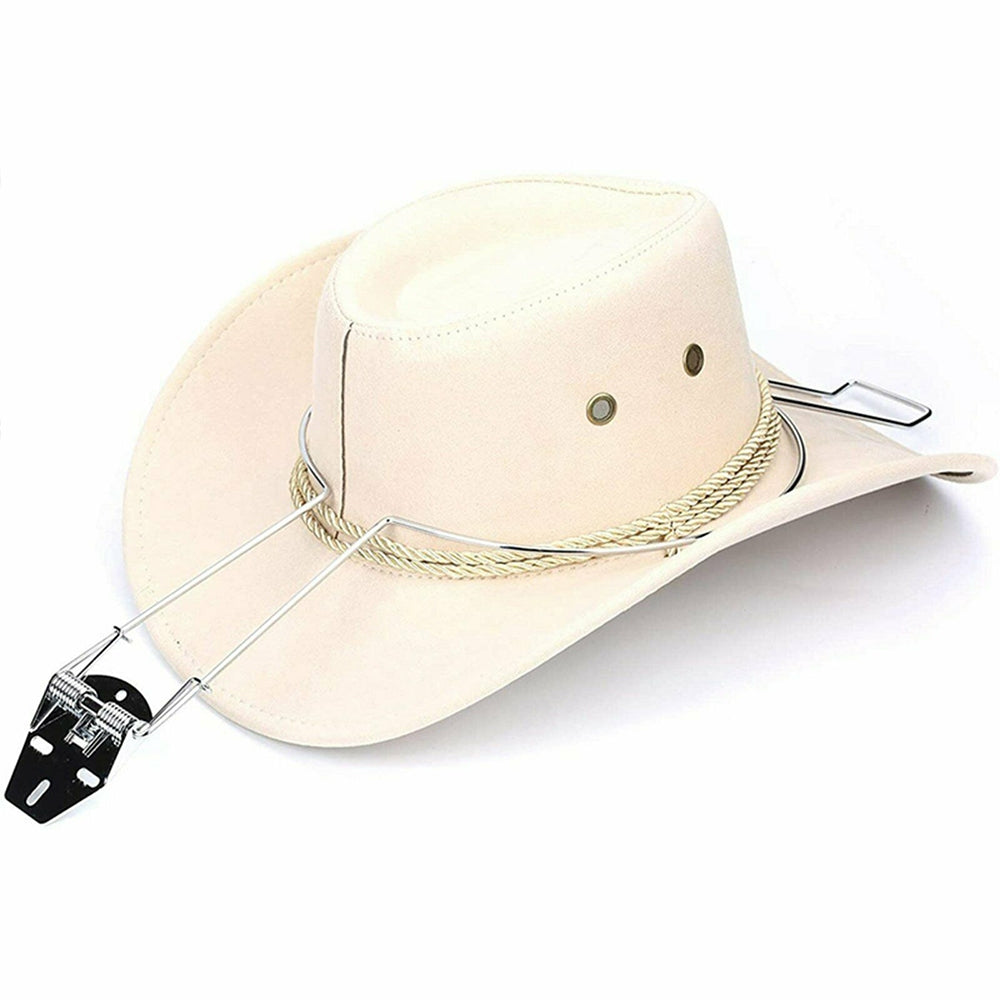 Car Hat Holder Saver Spring Steel Hat Load Cover Riding Helmet Cowboy Hat 4