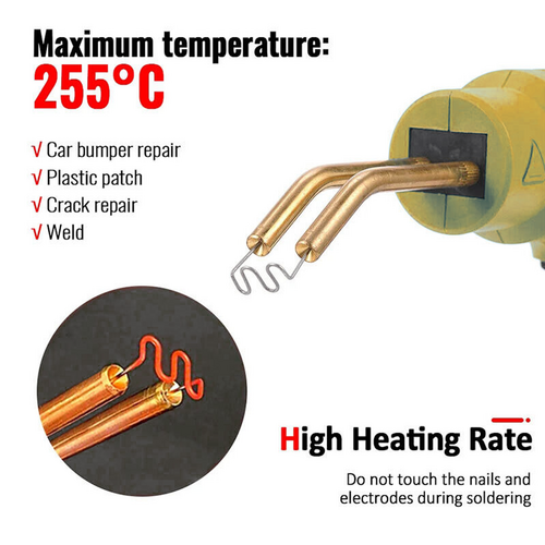 Cordless Plastic Welder Hot Stapler Bumper Repair Welding Machine +400 Staples 4