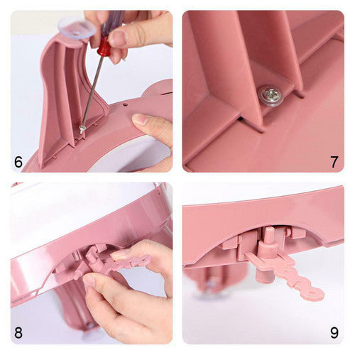 48 Needles DIY Knitting Machine Weaving Swift Yarn Fiber String Ball Wool Winder 6