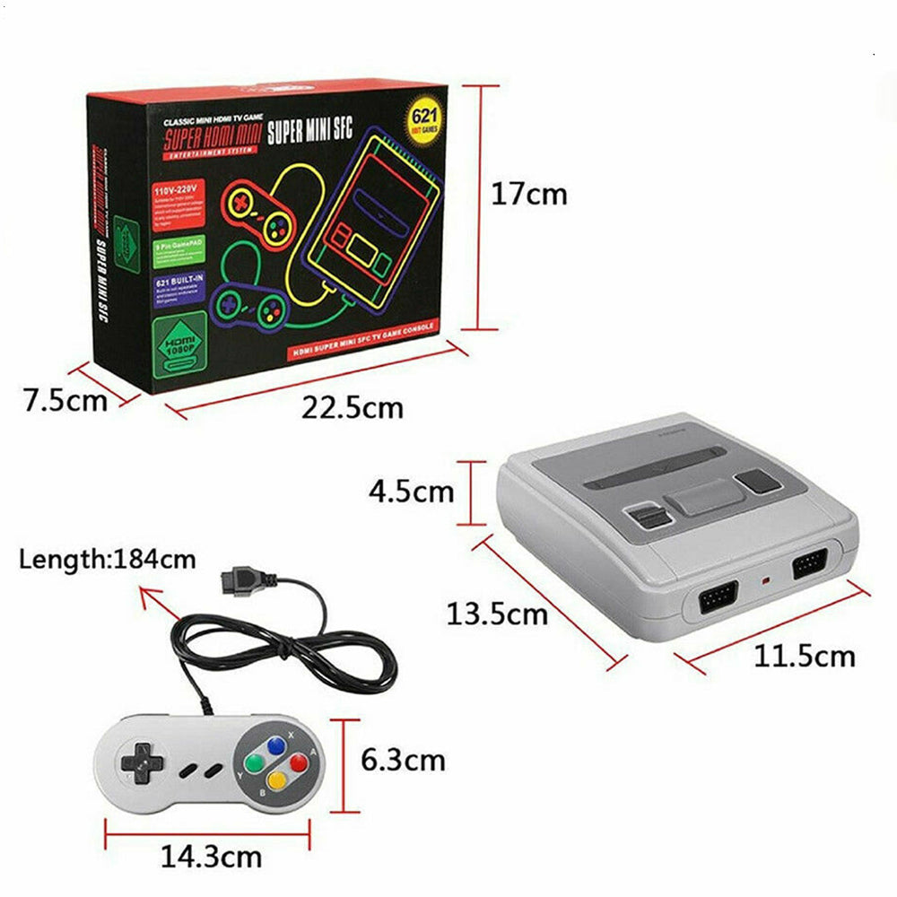 621-IN-1 Retro Classic Mini Handheld Game Console TV HDMI 2 Controller Gamepad 3