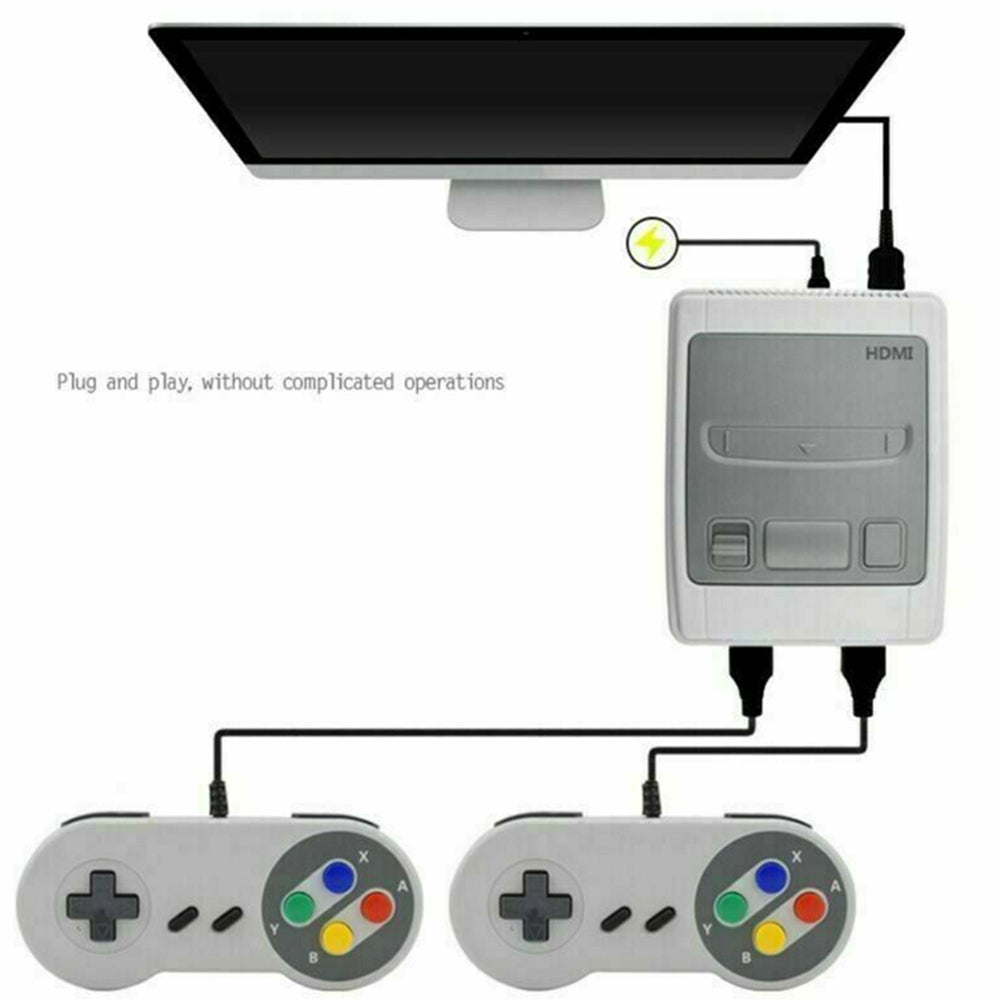 621-IN-1 Retro Classic Mini Handheld Game Console TV HDMI 2 Controller Gamepad 6