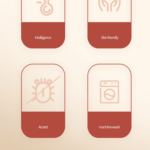 Double-side Flannel Heated Electric Throw Rug Blanket Fast Heating Warm Washable RED 6