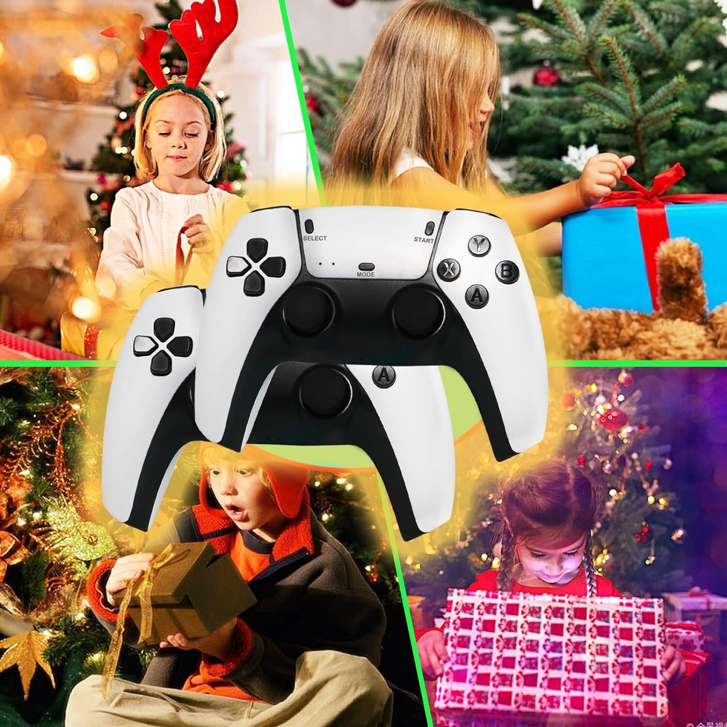 M15 40000+4K HDMI TV Video Game Stick Retro Gaming Console 2 Wireless Controller 7