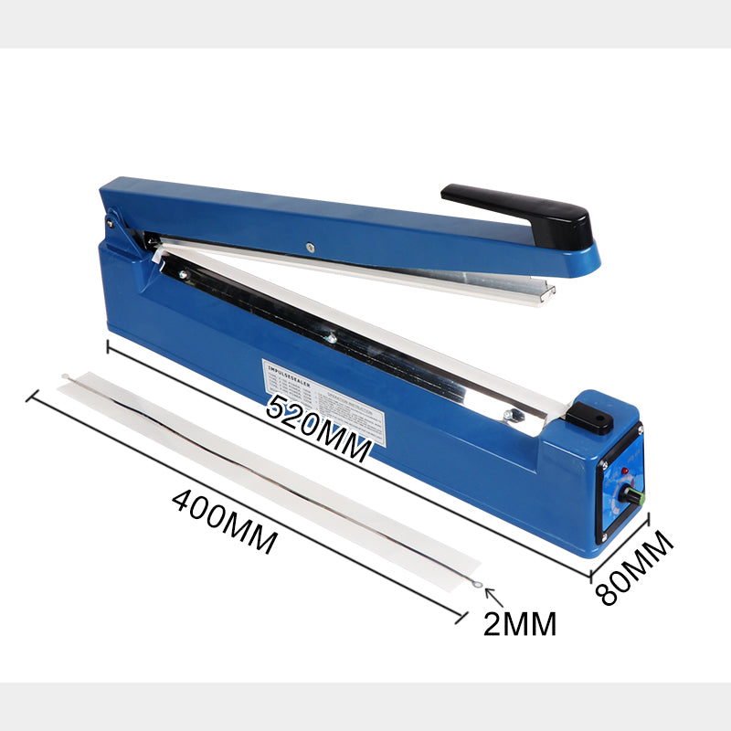 400mm Electric Heat Sealer Sealing Machine Impulse Plastic Poly Bag AU PLUG 6
