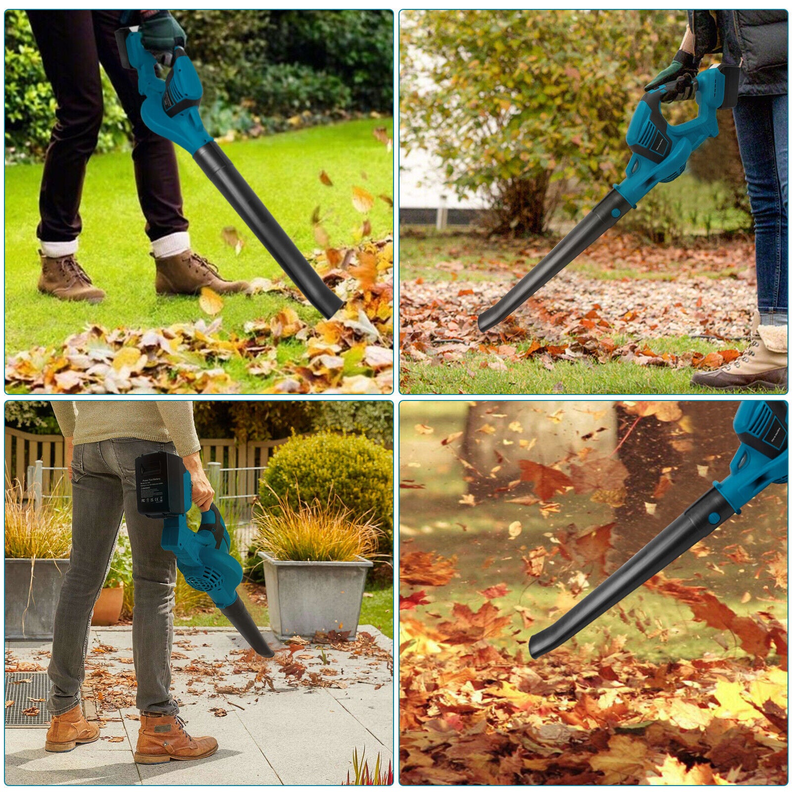 Cordless Leaf Blower Dust Tools Garden Lightweight for Makita 18V  Battery AU 4
