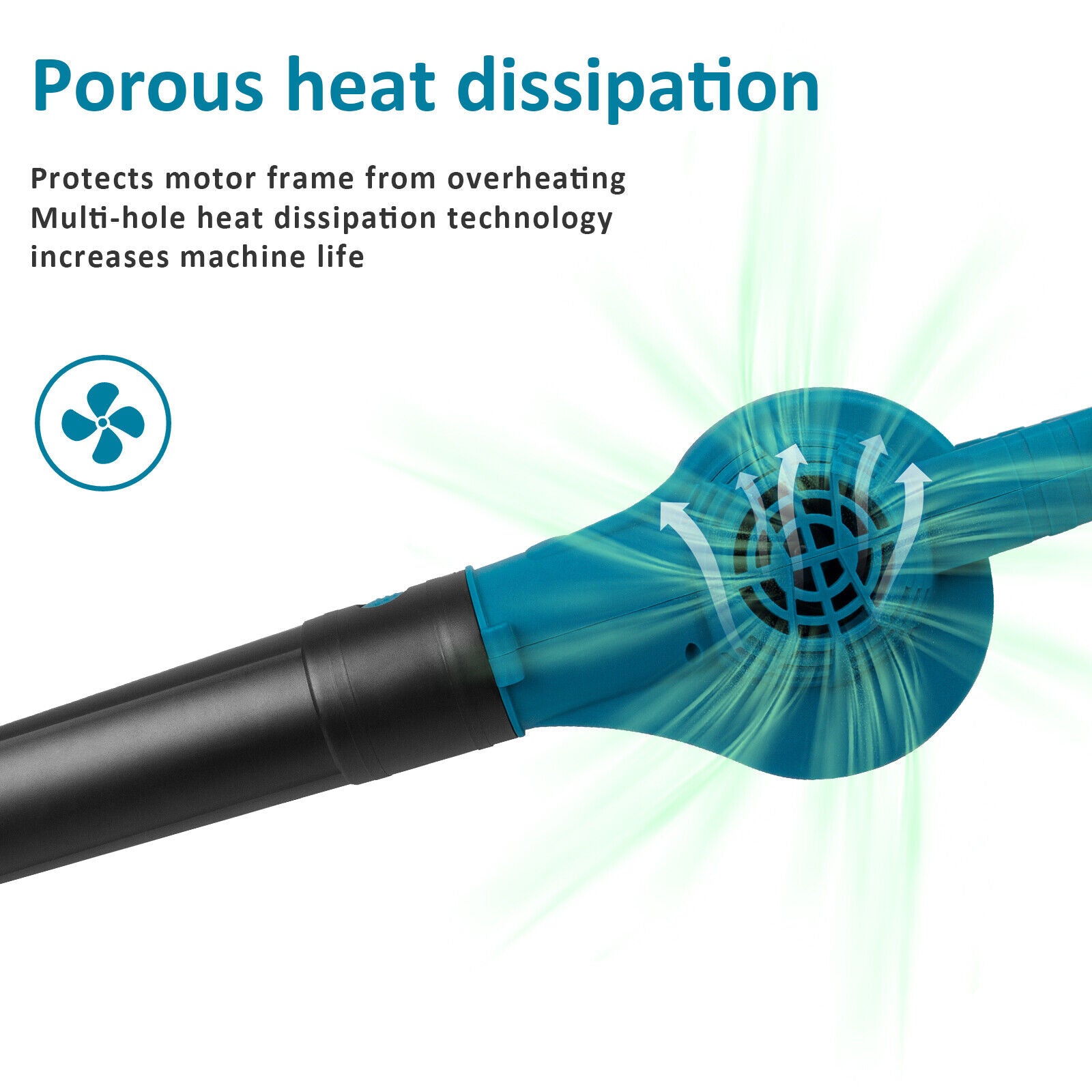 Cordless Garden Leaf Dust Blower Handheld For Makita With 2Battery & Charger 36V 4