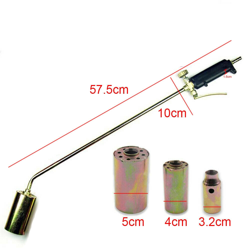 Weed Torch Burner Kit Shrub Weed Grass Killer Butane Gas Garden Tools Nozzl Hose 3