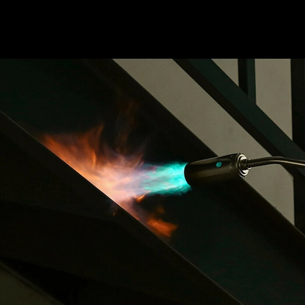 Weed Torch Burner Kit Shrub Weed Grass Killer Butane Gas Garden Tools Nozzl Hose 6