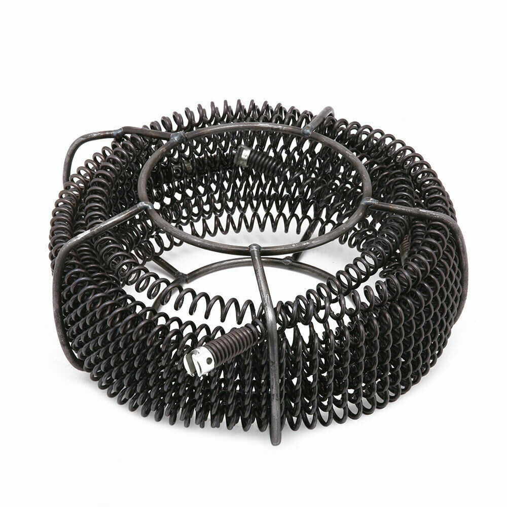 Plumber Drain Snake Pipe Metal Cleaner Pipeline Sewer 12M + 6 Drill Bit Tool DIY 8