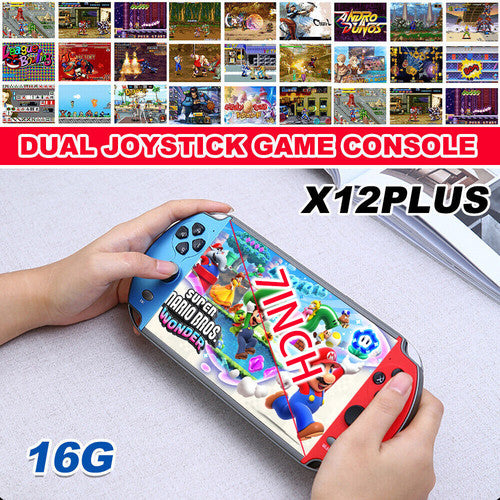 20000+ Retro Games 7 inch Handheld Game Consoles Portable Games Console X12 Plus 6