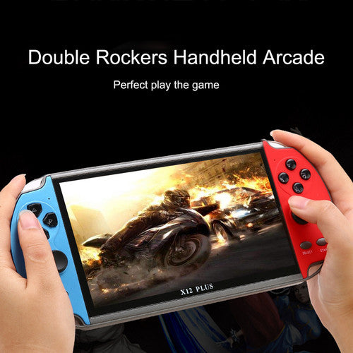 20000+ Retro Games 7 inch Handheld Game Consoles Portable Games Console X12 Plus 7