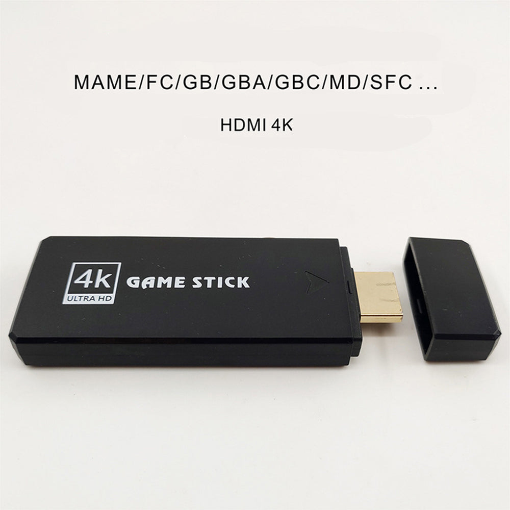 64G 15000+ Retro Classic Video Game Console Stick+2 Wireless Controller HDMI TV 5