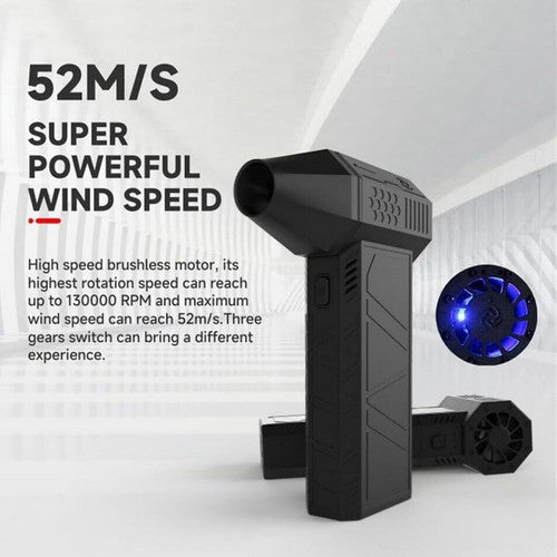 130000 RPM Powered  Mini Jet Fan Dry Fan Mini Blower Turbo Fan Multifunctional 6