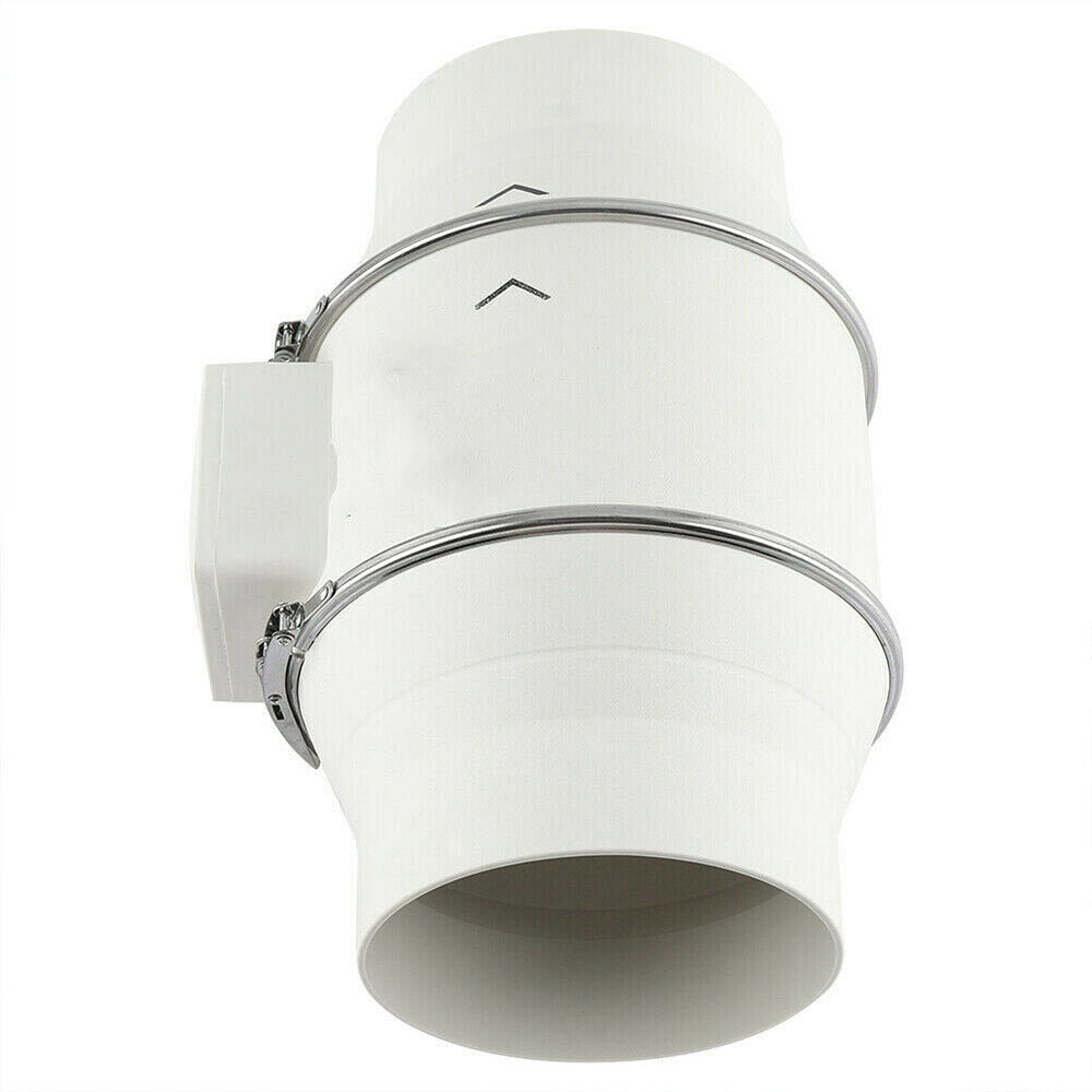 4'' Extractor Fan Duct Hydroponic Inline Exhaust Vent Industrial 3
