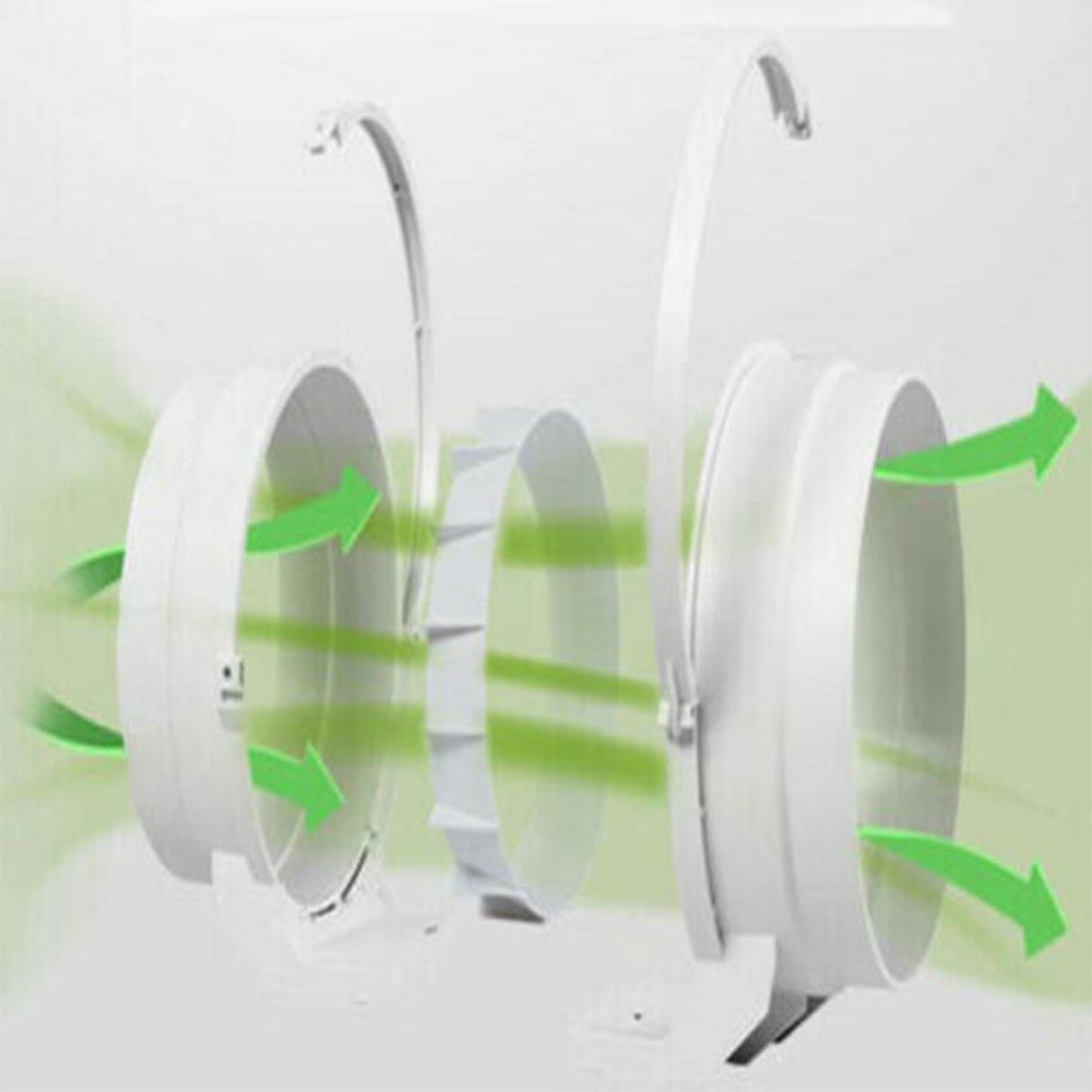 6'' Extractor Fan Duct Hydroponic Inline Exhaust Vent Industrial 4