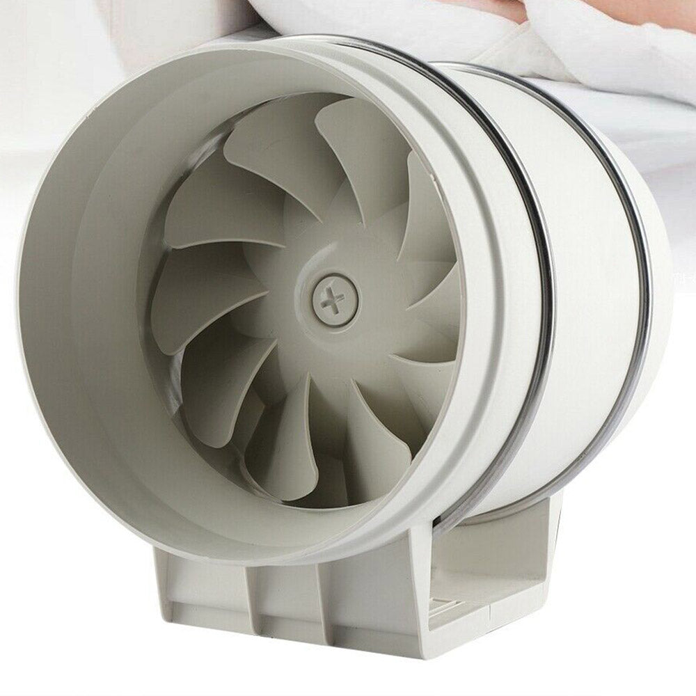 8" Inch Silent Extractor Fan Duct Hydroponic Inline Exhaust Vent Industrial 5