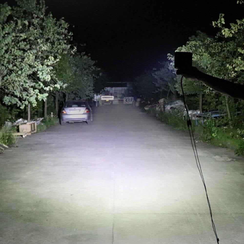 10PCS 80W CREE FLOOD LED Work Lights 12V Boat Camping Square 4inch Bar 10