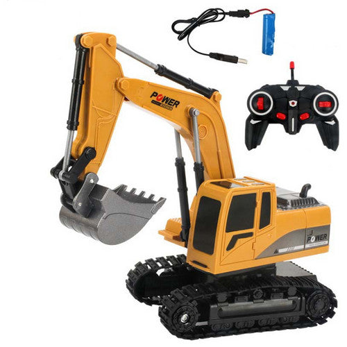 1:24 RC Digger Remote Control Excavator Construction Truck Vehicle RC Toys 6CH 4