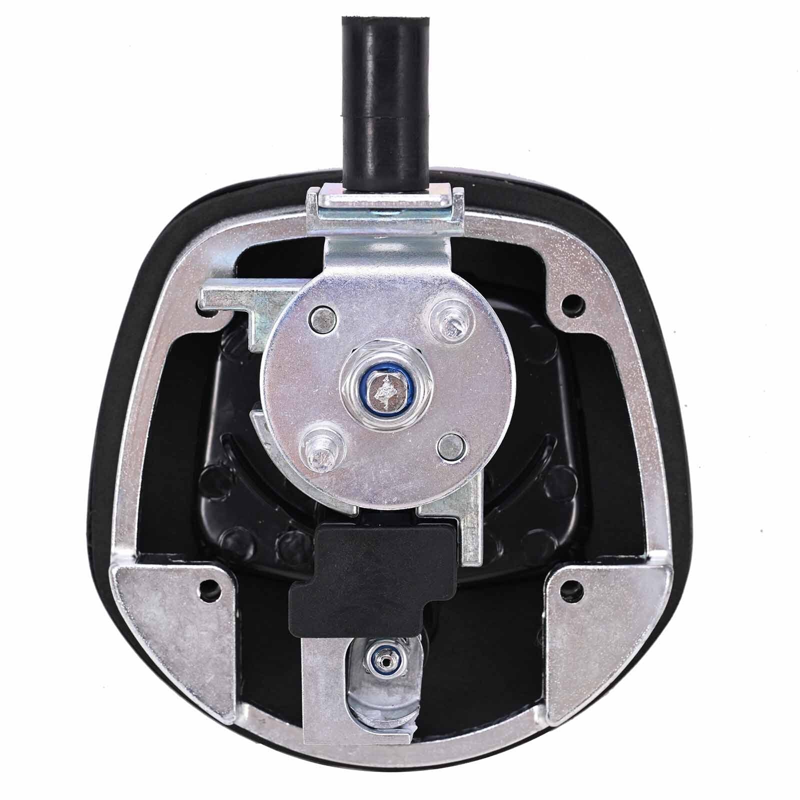 Black Power Operated Central Locking Handle Whale Tail Lock Recessed Folding 12V 4