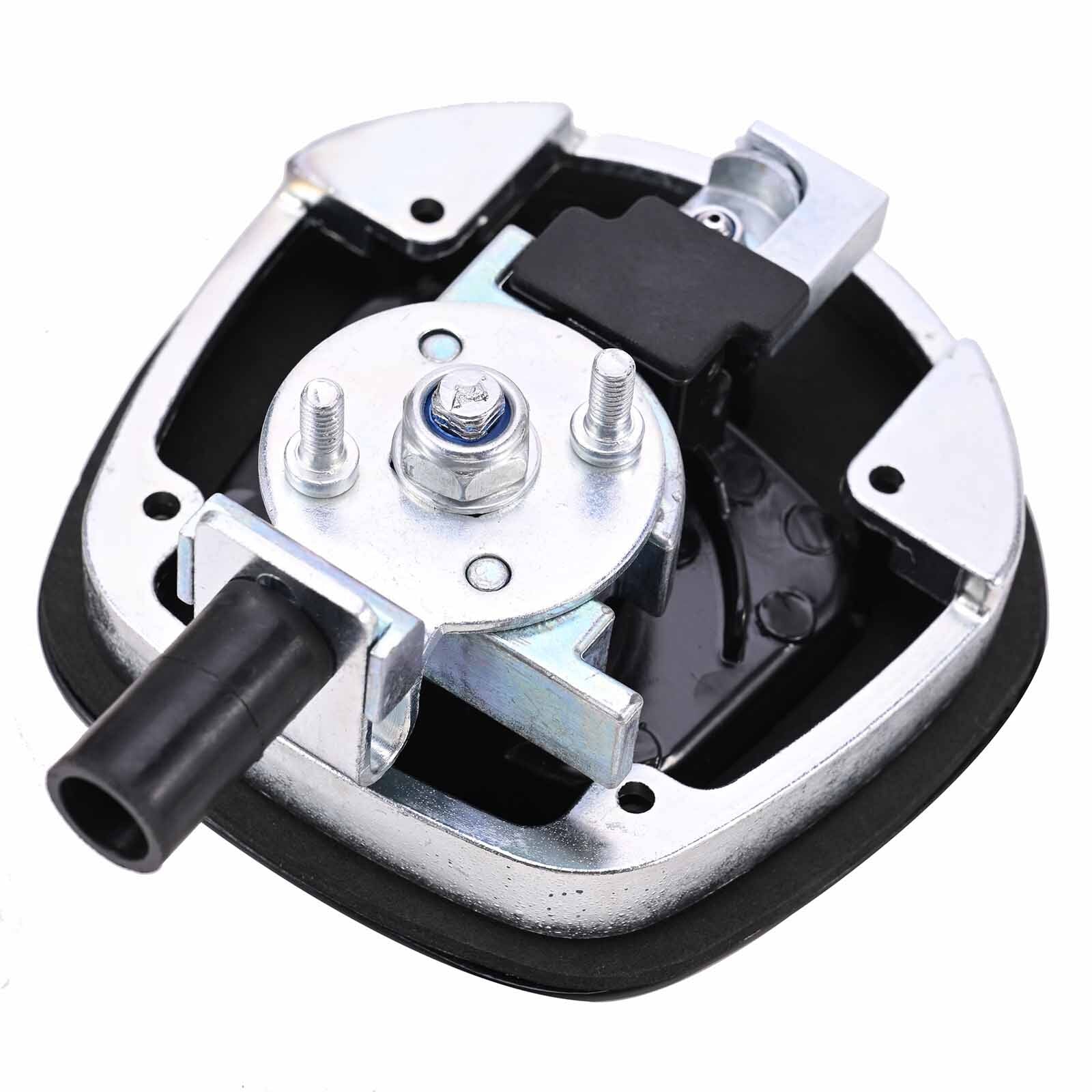 Black Power Operated Central Locking Handle Whale Tail Lock Recessed Folding 12V 6
