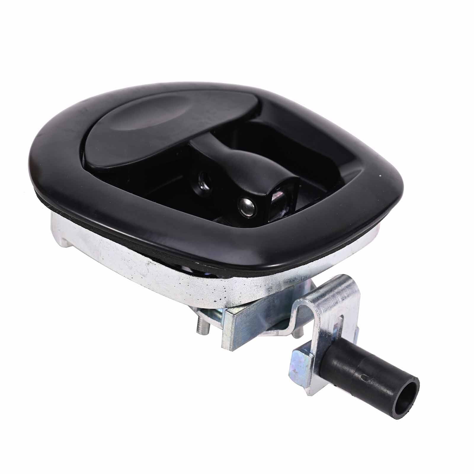 Black Power Operated Central Locking Handle Whale Tail Lock Recessed Folding 12V 7