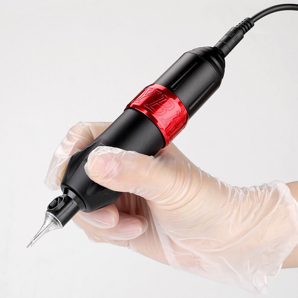Complete Tattoo Kit rotary tattoo pen 8Inks [40Needle] Practice Skin AU-PLUG 9