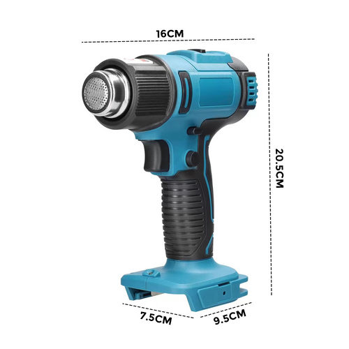 2000W Electric Hot Air Heat Gun with Nozzles Cordless Handheld For Makita 18V AU 8