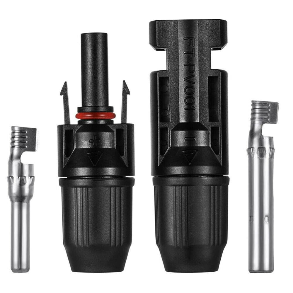 10 Pairs Solar Panel Connectors 30A Line Plug Socket Male & Female IP67 PV Cable 9