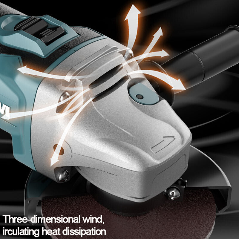 125mm Brushless Angle Grinder Cutting Machine Polisher For Makita 18V Battery 9