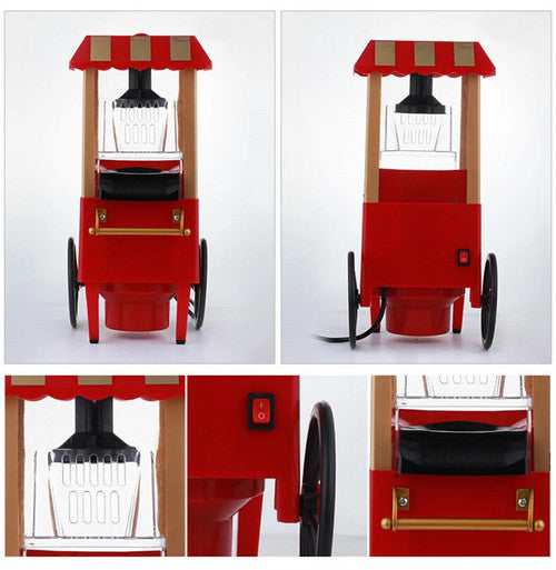 Electric Home Popcorn Machine Classic Car Corn Popper Maker For Kid Gift 3