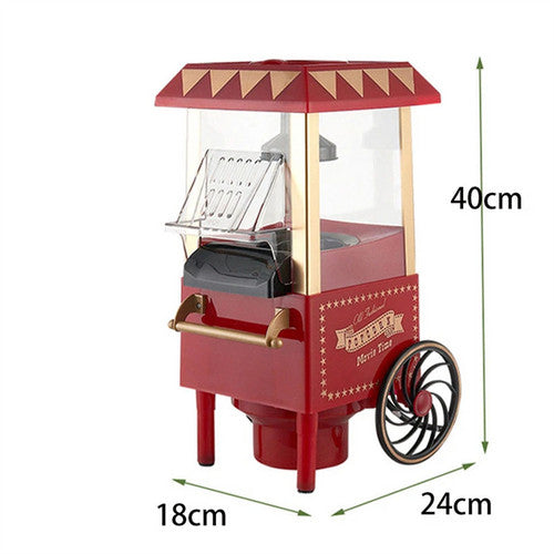 Electric Home Popcorn Machine Classic Car Corn Popper Maker For Kid Gift 4