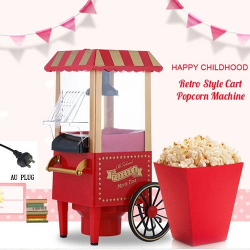 Electric Home Popcorn Machine Classic Car Corn Popper Maker For Kid Gift 8
