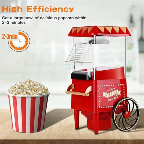 Electric Home Popcorn Machine Classic Car Corn Popper Maker For Kid Gift 9