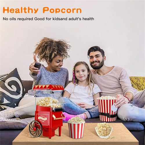 Electric Home Popcorn Machine Classic Car Corn Popper Maker For Kid Gift 10