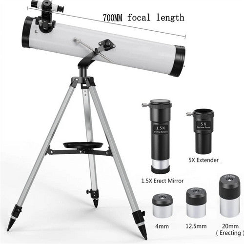 Pro Astronomical Telescope 114mm Aperture 875X Zoom HD High Resolution 4