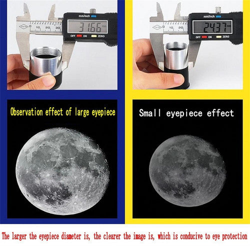 Pro Astronomical Telescope 114mm Aperture 875X Zoom HD High Resolution 8