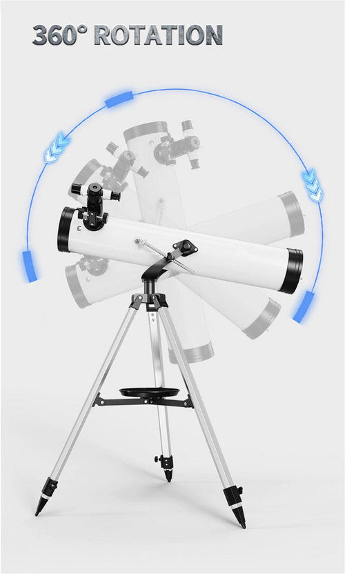 Pro Astronomical Telescope 114mm Aperture 875X Zoom HD High Resolution 9