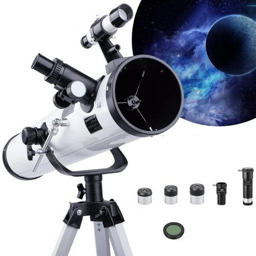 Pro Astronomical Telescope 114mm Aperture 875X Zoom HD High Resolution 11
