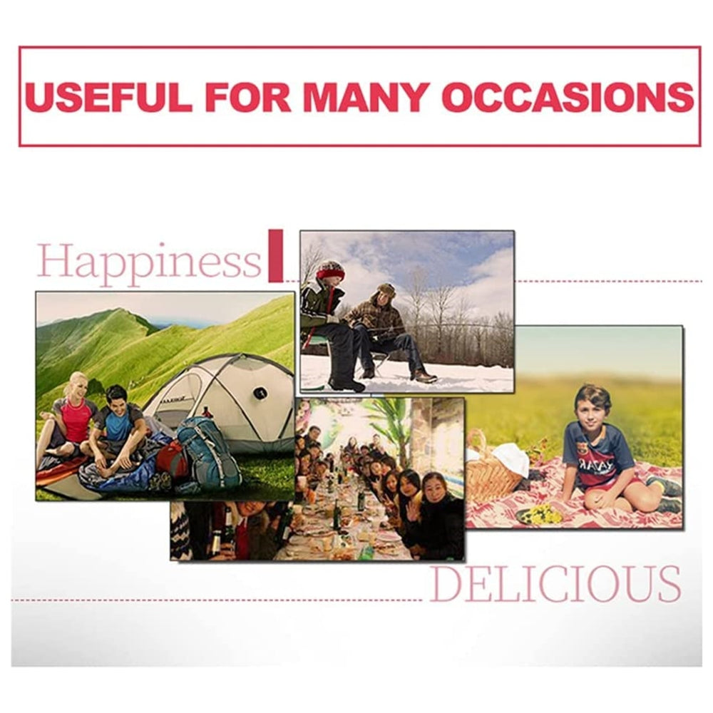 Portable Butane Gas Heater Camping Camp Tent Outdoor Hiking Camper Survival Red 3