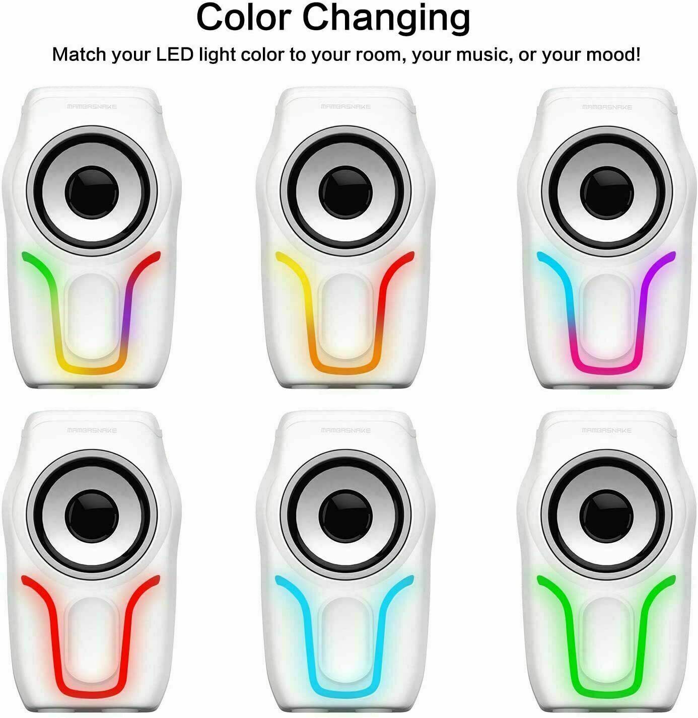 Wired Mini Gaming Speakers with 3.5mm, Portable Computer Mini Speakers for Music 3
