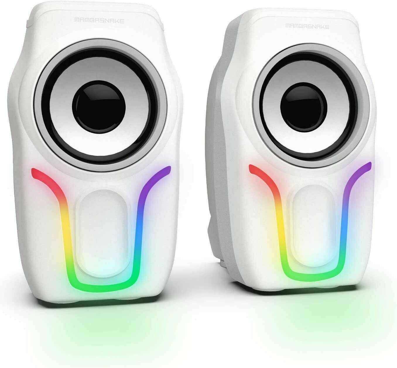 Wired Mini Gaming Speakers with 3.5mm, Portable Computer Mini Speakers for Music 5
