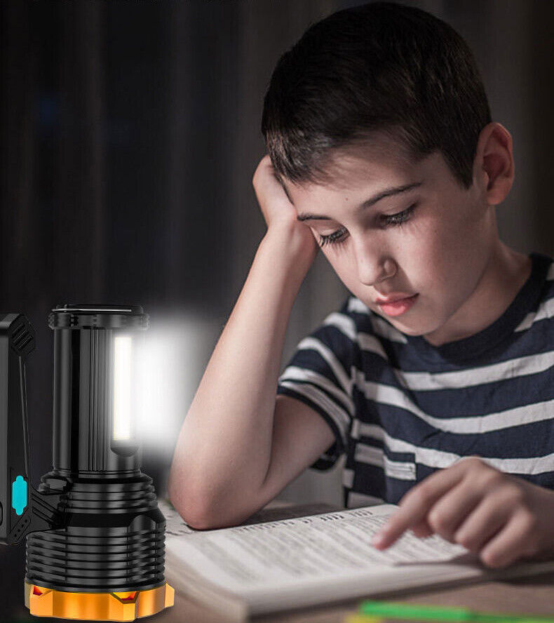 Most Powerful 1200lm LED Flashlight Super Bright Torch Lamp USB Rechargeable 4