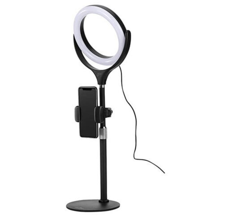 8"LED Ring Light Dimmable Lighting Kit Phone+Selfie 40cm Tripod Makeup Live Lamp 4