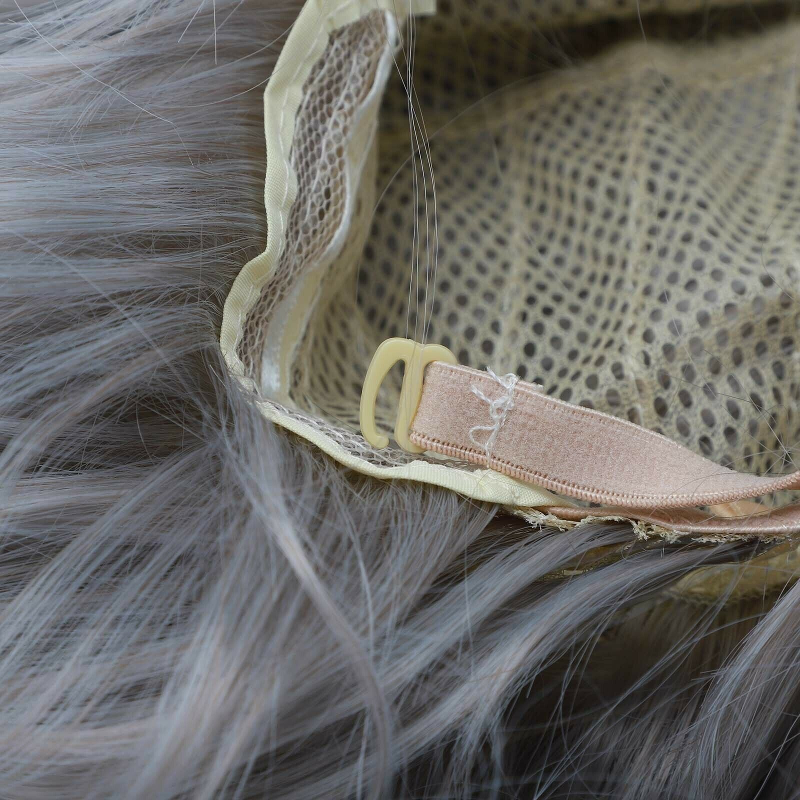 The new  Brown Gold Blonde Long Wavy Wig Synthetic Curly Hair Cosplay Fashion 5