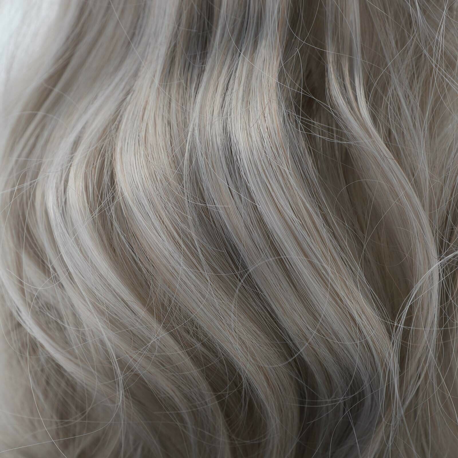 The new  Brown Gold Blonde Long Wavy Wig Synthetic Curly Hair Cosplay Fashion 6