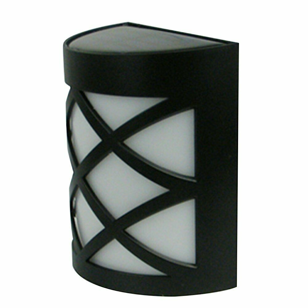 Outdoor Solar Wall Lights Door Garden Step Bright 6 LED Fence Light Path Lamp AU 3