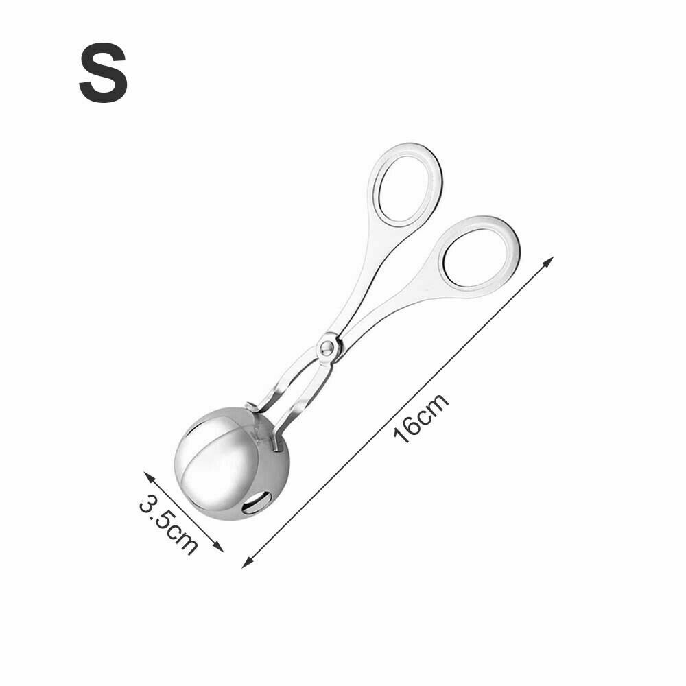 S Meatball Maker Spoon Kitchen Stick Utensil Baller Meat Stainless Steel AU 4
