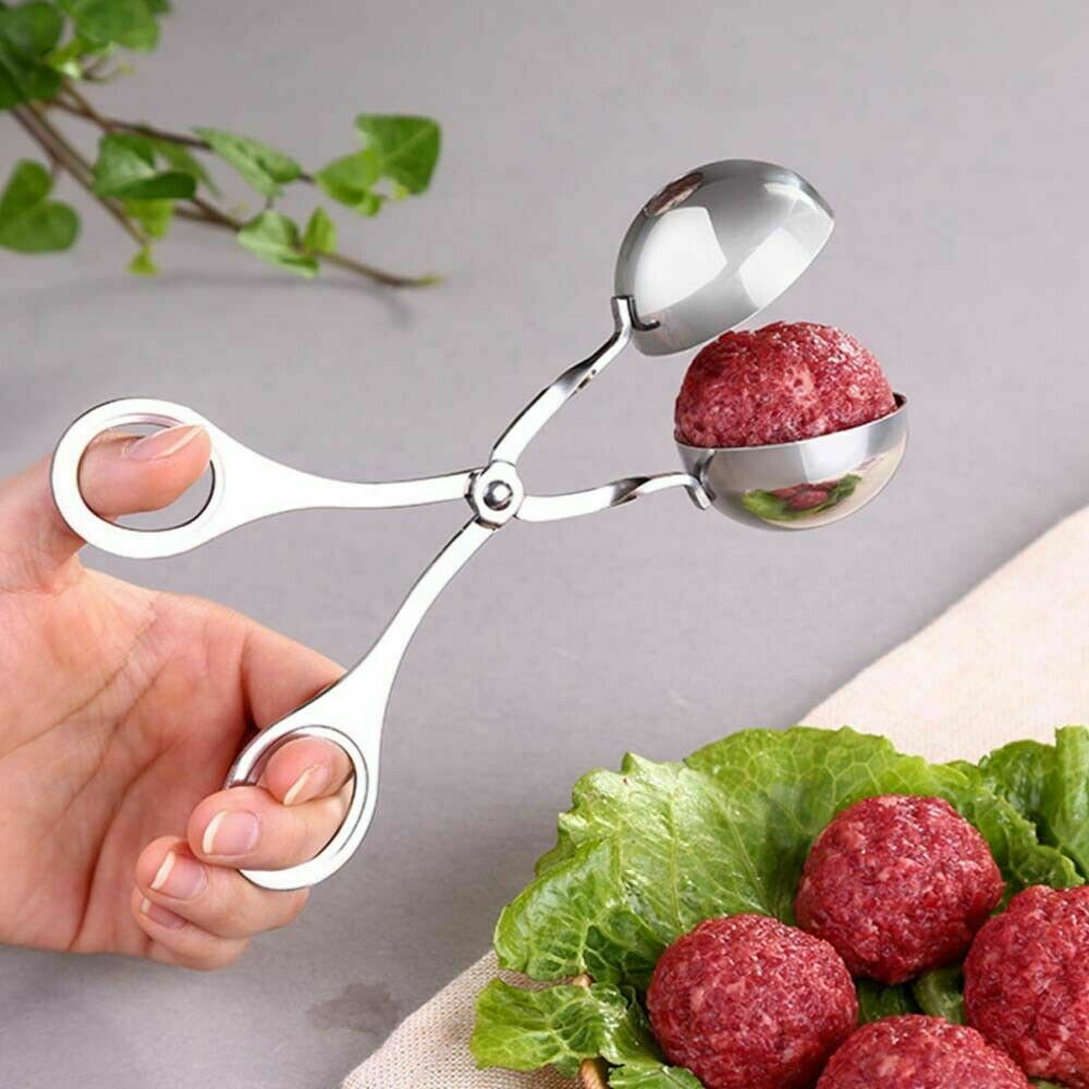 S Meatball Maker Spoon Kitchen Stick Utensil Baller Meat Stainless Steel AU 7